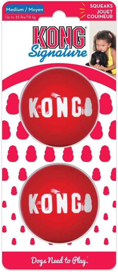 KONG Signature ball ( 2 Pack)