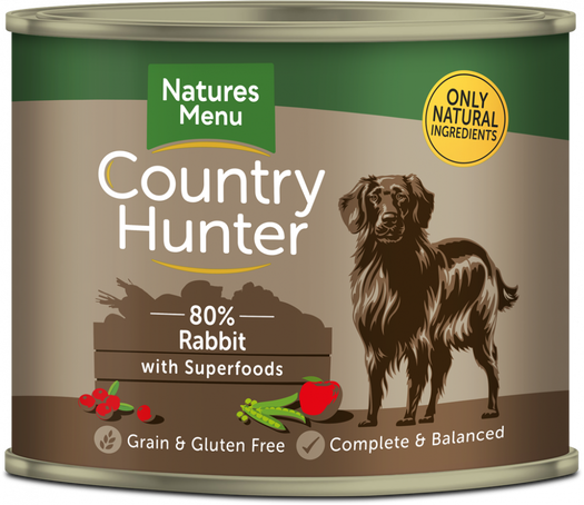 Country Hunter Rabbit with Superfoods 600g Can