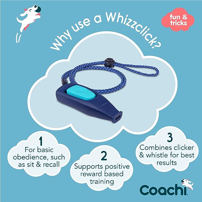 Coachi Whizzclick, 2-in-1 Combined Clicker and Whistle